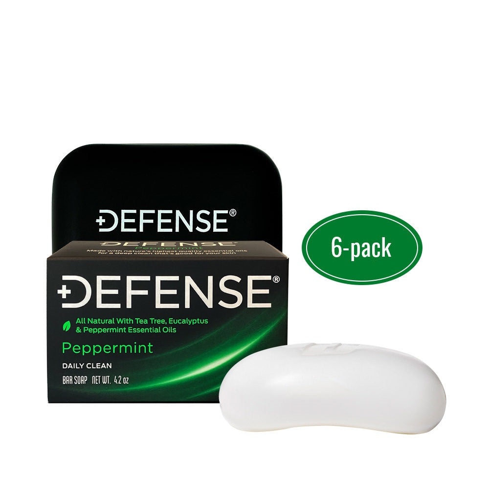 6 x Peppermint Defense Soap Bars